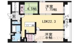 Ｇ－ＣＲＥＳＴ京都四条烏丸間取り図面