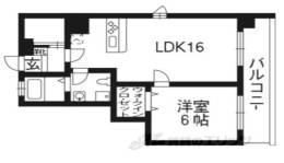 Ｇ－ＣＲＥＳＴ京都四条烏丸間取り図面