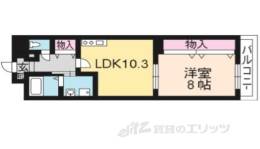 エリーフラッツ浜大津間取り図面