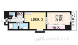 エリーフラッツ浜大津間取り図面