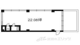 ＦＯＲＵＭ東向日（テナント）間取り図面