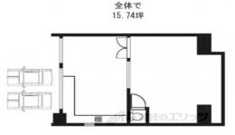 グロリアス八条（テナント）間取り図面