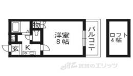 エステート明和１間取り図面