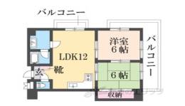 エルベ楠葉コート間取り図面