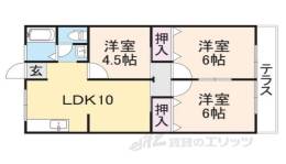 中西マンションＢ棟間取り図面