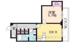 サンシティ御所西間取り図面