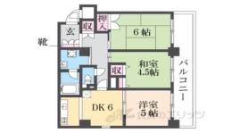 ライオンズマンション御池通間取り図面