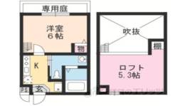 サンリッチ京都駅２間取り図面