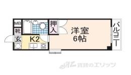 リバーサイドくずは間取り図面