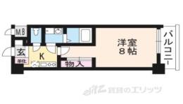インベスト京都修学院104間取り図面