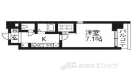 アスヴェル京都烏丸五条間取り図面