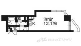 レスポアール四条大宮間取り図面
