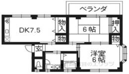 フローラルＵＮＯ　Ｃ棟間取り図面