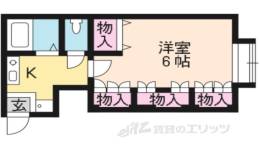 Ｋ’Ｓ　ＨＯＵＳＥ　２間取り図面