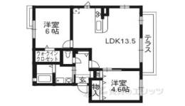 メゾンファミーユＢ棟間取り図面