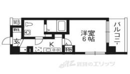 エストーネ京都二条間取り図面