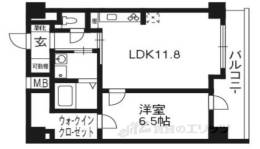 エストーネ京都二条間取り図面