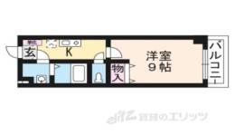 エリーフラッツ桂南間取り図面