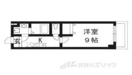 エリーフラッツ桂南間取り図面