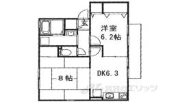 プランドール南楠葉　Ｂ棟間取り図面