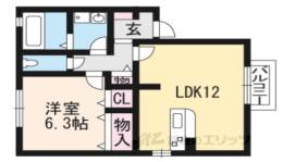 コンフォートくすは　Ａ棟間取り図面