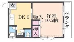 中ノ山ハイツ間取り図面