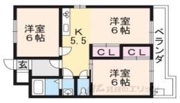 アクエルド長岡京間取り図面