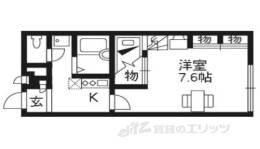 レオパレスプラヌス木津間取り図面