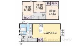 シャーメゾン嵐山間取り図面