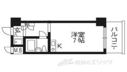 ライオンズマンション御池通間取り図面