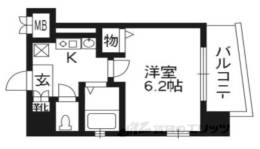 ベラジオ二条城前間取り図面