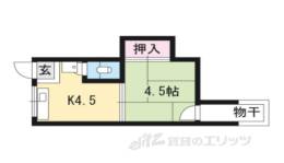 岡田アパート間取り図面