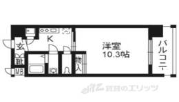 エスリード西大路駅前間取り図面