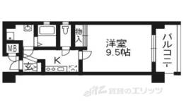 エスリード西大路駅前間取り図面
