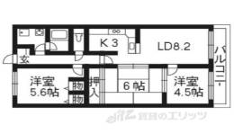 ユニライフ新田辺間取り図面
