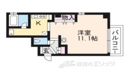クチュール堀川間取り図面