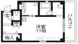 クチュール堀川間取り図面