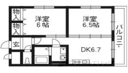 アプローズ山科間取り図面