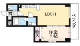 アール・ツー・コート間取り図面