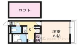 レオパレス万里小路間取り図面