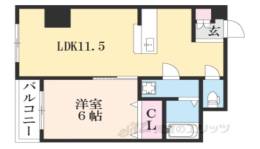 墨染コーポ間取り図面