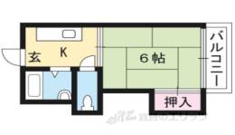 クレジール牧野Ｂ棟間取り図面