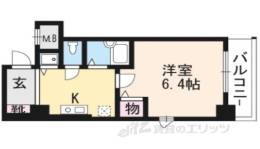 プレサンス京都烏丸御池２間取り図面