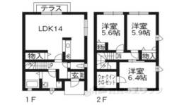 フォーシーズンズ宝ヶ池Ａ棟間取り図面