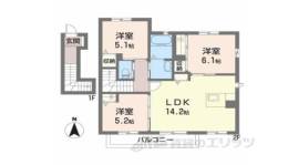 ラフィネ梅美台間取り図面