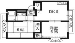 ＳＵＮ　ＧＡＲＤＥＮ寺田Ｂ棟間取り図面