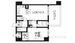 リーガル京都御所東間取り図面