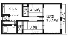 メガロコープ西陣Ａ棟間取り図面