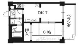 今出川ビューハイツ間取り図面