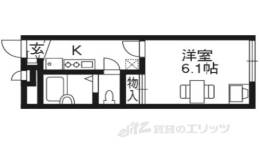レオパレスセゾン京都駅北間取り図面